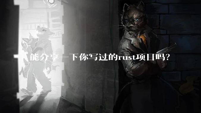 能分享一下你写过的rust项目吗？